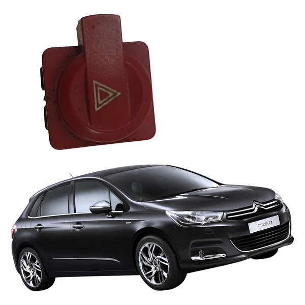 Botão Pisca Alerta Citroen C4 Original 2010 2011 2012 2013