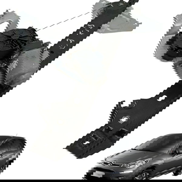 Máquina Video Elétrico Traseira Direita Citroen C3 2017 2018