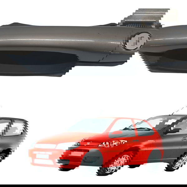 Maçaneta Externa Dianteira Esquerda Fiat Palio 1.6 2014 2015