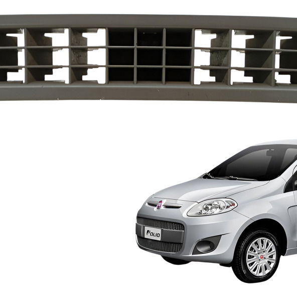 Moldura Grade Difusor Ar Central Fiat Palio Essence 1.6 2015