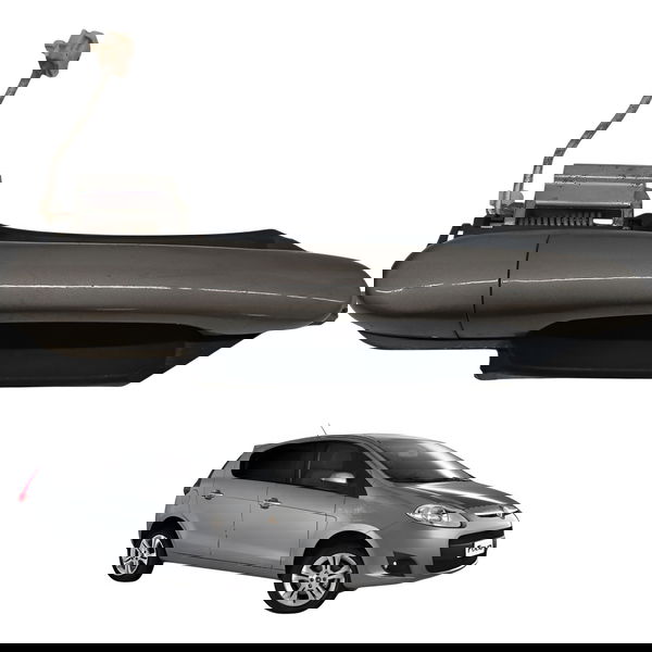 Maçaneta Externa Traseira Direita Fiat Palio 1.6 2014 2015 Marrom