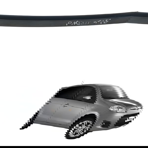Canaleta Vidro Porta Traseira Esquerdo Fiat Palio 2014 2015 Preto