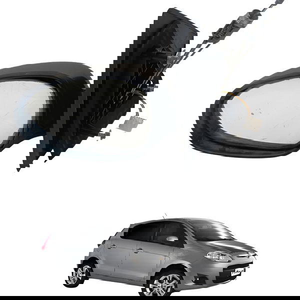 Retrovisor Esquerdo Fiat Palio Essence 2014 2015 Detalhe