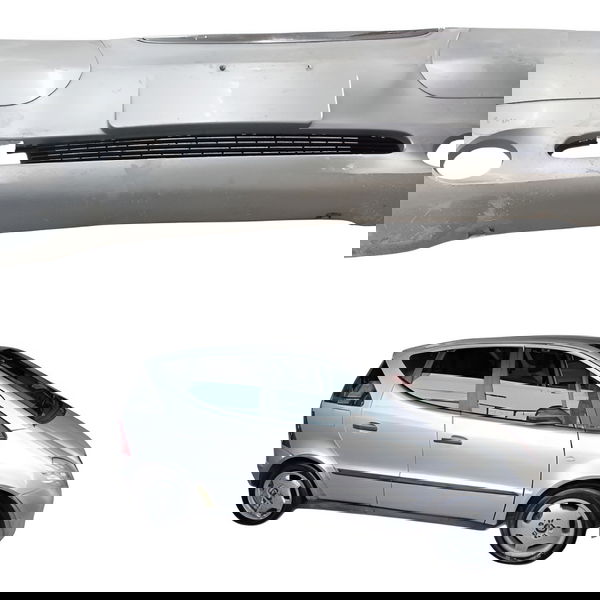 Parachoque Dianteiro Mercedes Benz A160 2002 2003 Detalhe Cinza
