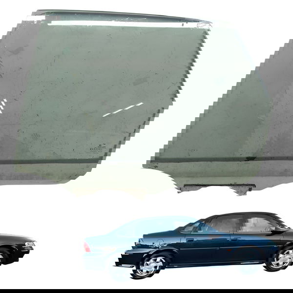 Vidro Porta Traseira Esquerda Gm Vectra 1998 1999 2000