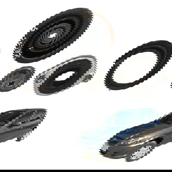 Kit Coxim Batente Amortecedor Dianteiro Chevrolet Celta 2005