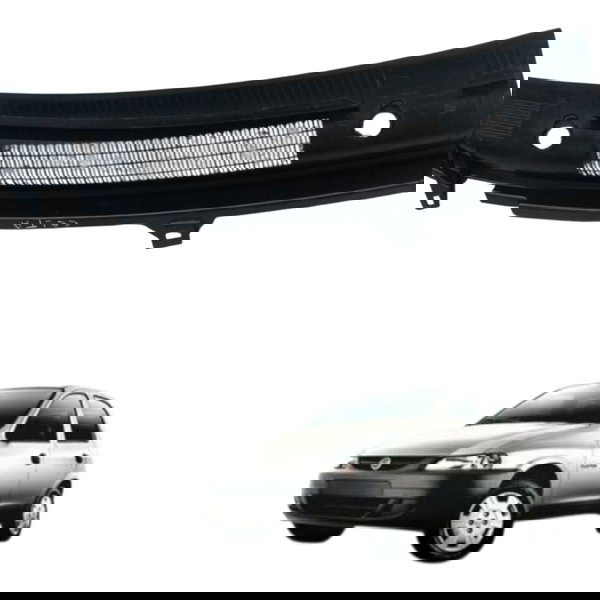 Grade Churrasqueira Parabrisa Esquerda Chevrolet Celta 2005