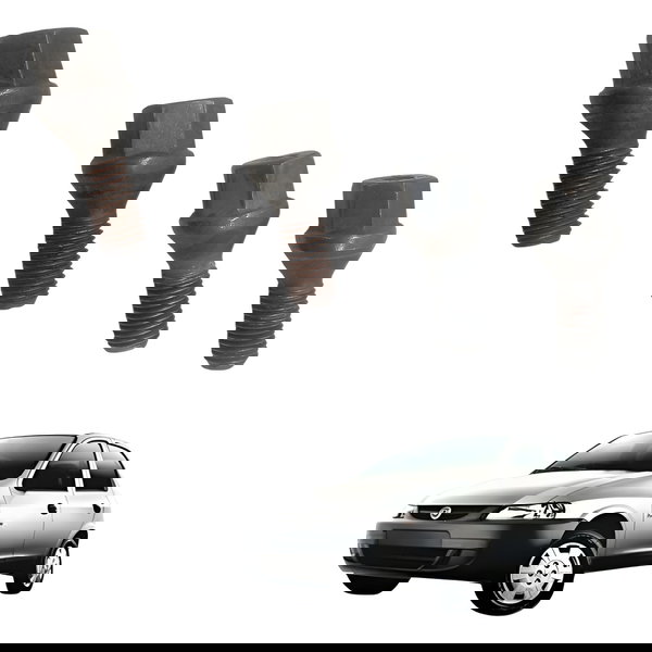 Kit Parafuso Roda 4 Parafusos Chevrolet Celta 1.0 2005 2006