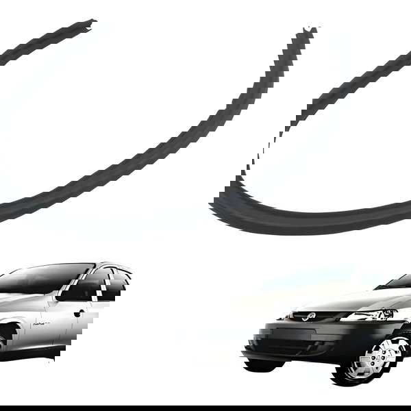 Canaleta Borracha Traseira Chevrolet Celta 1.0 2005 2006