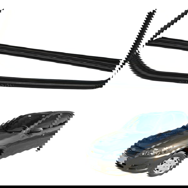 Kit Canaleta Traseira Direita Chevrolet Celta 1.0 2005 2006