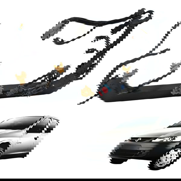 Chicote Injeção Chevrolet Celta Prisma 1.0 2005 2006 2007