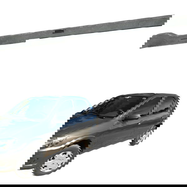 Canaleta Guia Vidro Porta Traseira Direita Gm Celta 2006