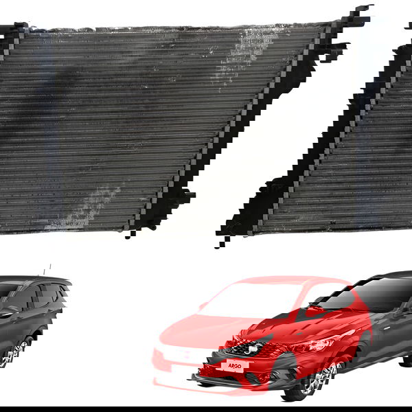 Radiador Água Fiat Argo Pulse 1.0 2017 2018 2019 Detalhe