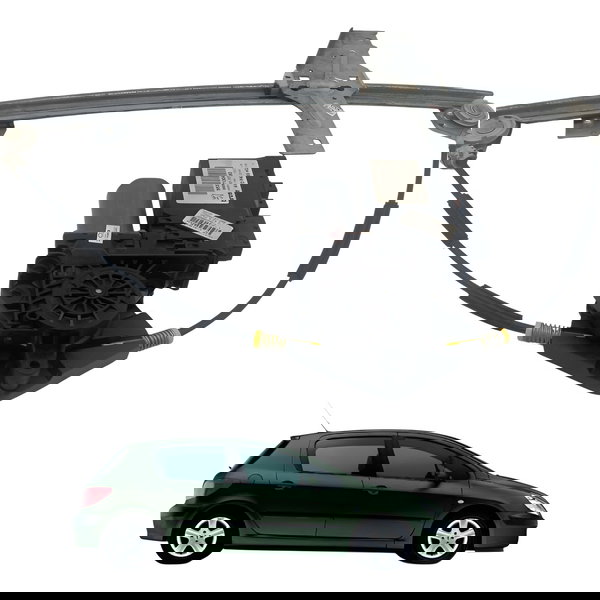 Motor Máquina Vidro Dianteira Esquerda Peugeot 307 Sw 2003