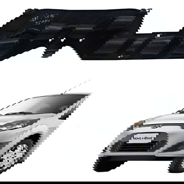 Absorvedor Parachoque Traseiro Ford Fiesta 2013 Detalhe