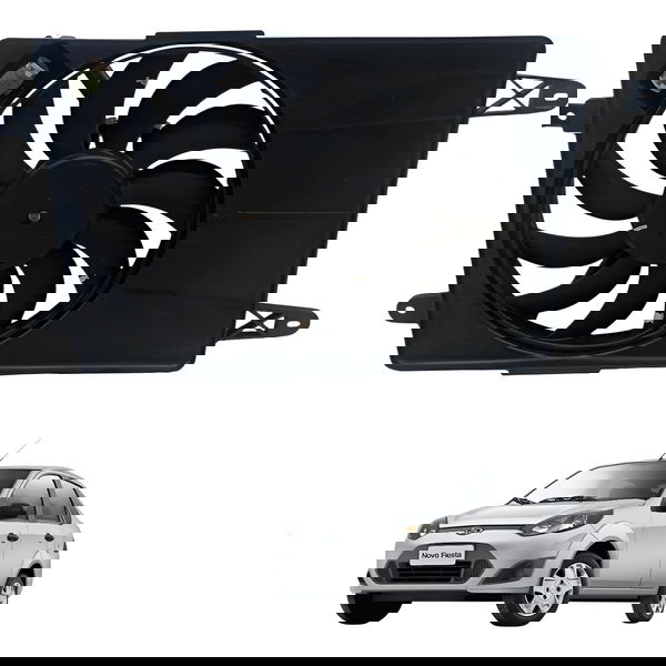 Ventoinha Eletroventilador Ford Fiesta 1.6 2012 2013 2014