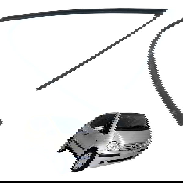 Canaleta Dianteira Direita Mercedes A160 2002 2003 2004