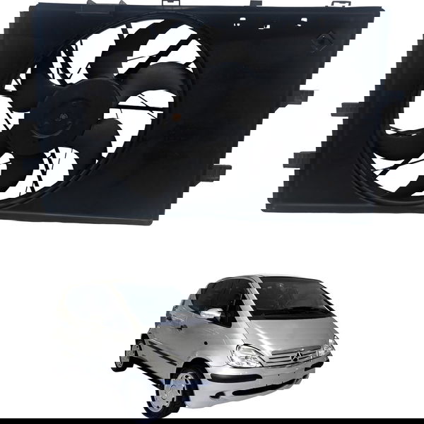 Ventoinha Eletroventilador Defletor Mercedes A160 2002 2003