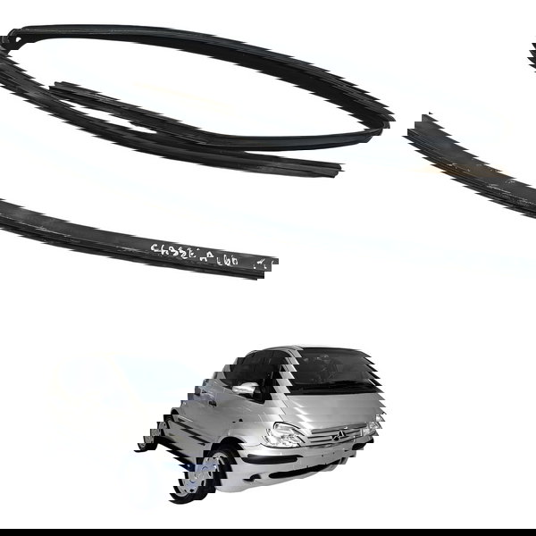 Kit Canaleta Traseira Esquerda Mercedes A160 2002 2003 2004