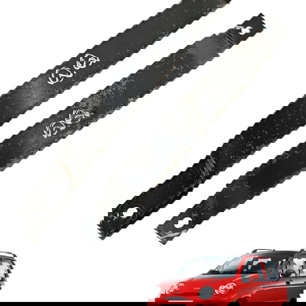 Par Alça Fixação Tanque Combustivel Chery Qq 1.0 2014 2015