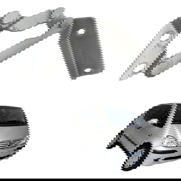 Dobradiça Esquerda Capo Ford Fiesta 1.6 Hatch 2011 2012 2013