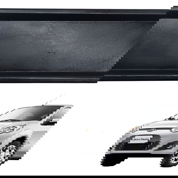 Moldura Tampa Radio Ford Fiesta Rocan 1.6 2010 2011 2012 Preto