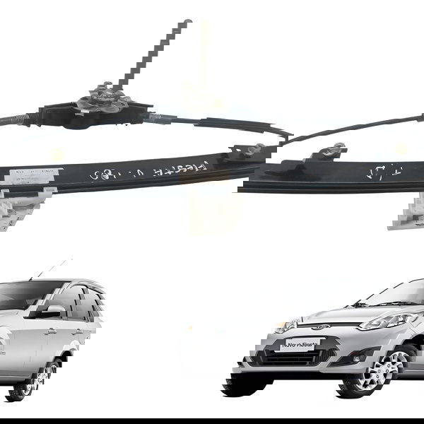 Maquina Vidro Traseira Direito Ford Fiesta 1.6 2012 2013