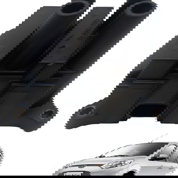 Bobina Ignição Ford Fiesta 1.6 Rocam 2011 2012 2013 2014