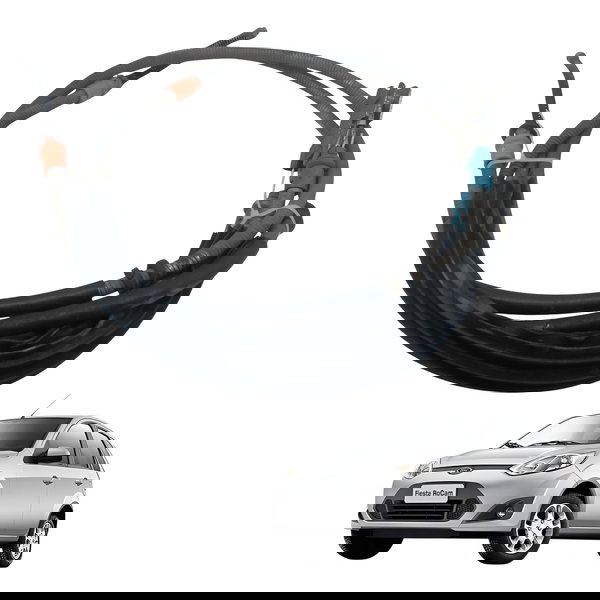 Par Cabo Freio Mão Ford Fiesta 1.6 2011 2012 2013 2014