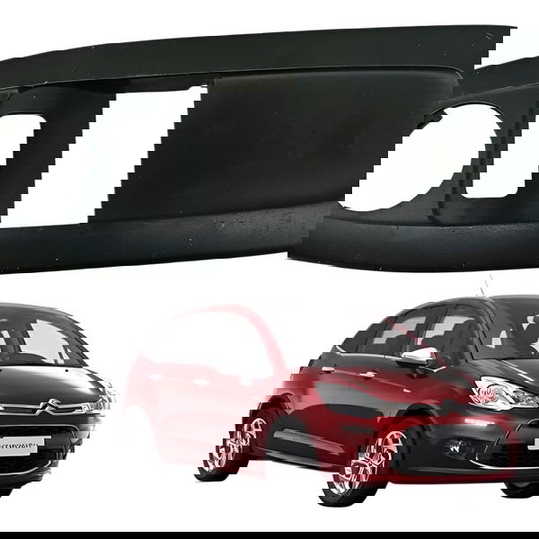 Moldura Botão Vidro Dianteiro Esquerdo Citroen C3 2016 2017