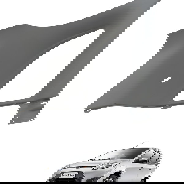 Acabamento Traseira Esquerda Vidro Ford Fiesta  2013 Detalhe