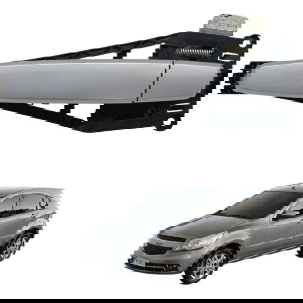 Maçaneta Externa Traseira Esquerda Chevrolet Agile 2010 2011 Traseira