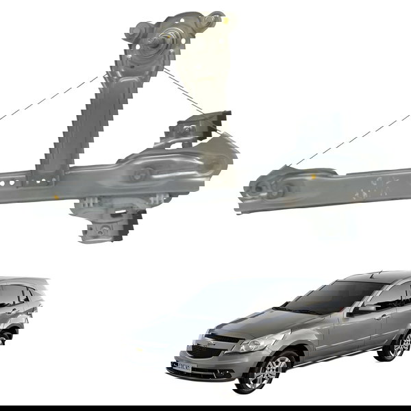 Maquina Vidro Traseira Direita Chevrolet Agile 2010 2011