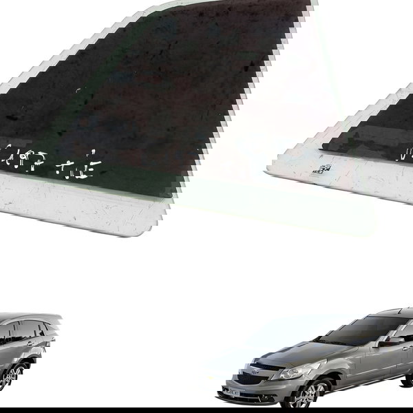 Vidro Fixo Traseiro Esquerdo Chevrolet Agile 2010 2011 2012
