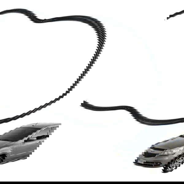 Borracha Dianteira Esquerda Chevrolet Agile 2010 Detalhe