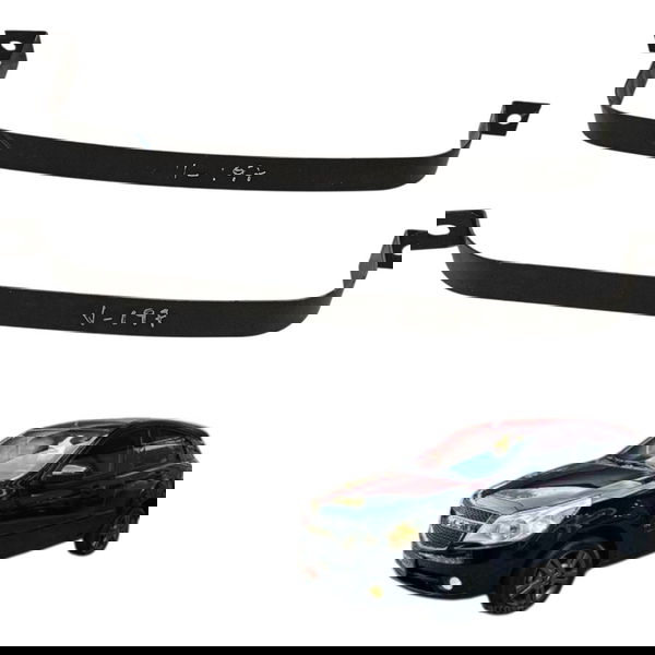 Par Alça Fixação Tanque Combustivel Chevrolet Agile 2010