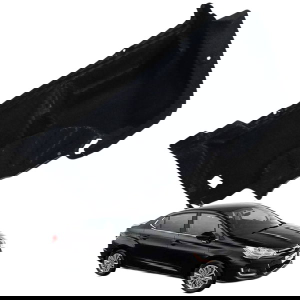 Forro Esquerdo Porta Malas Citroen C4 Lounge 2015 Detalhe