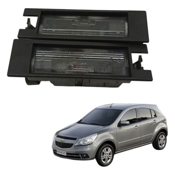 Lanterna Luz Placa Chevrolet Agile Siena Palio 2009 2010