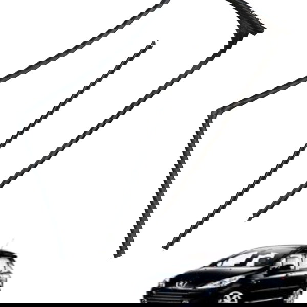 Kit Canaleta Pestana Traseira Direita Peugeot 307 2009