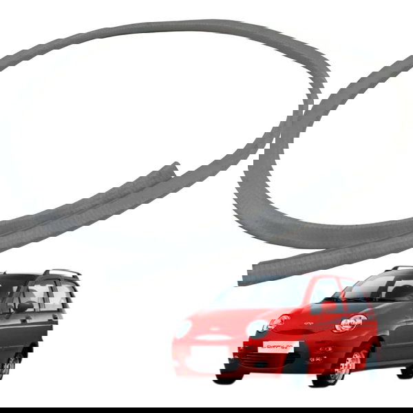 Borracha Acabamento Dianteira Direita Chery Qq 1.0 2011 2012