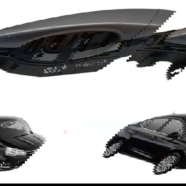 Maçaneta Externa Traseira Direita Citroen C4 Lounge 2015 Traseira