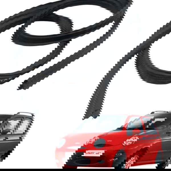 Borracha Tampa Traseira Chery Qq 1.0 2011 2012 2013 2014