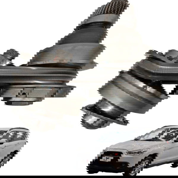 Kit Correia Polia Tramissão Cambio Mitsubishi 4x4 Asx 2.0