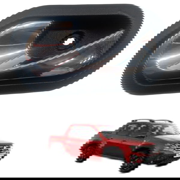 Maçaneta Puxador Interna Esquerda Renault Orochi Duster 2013 Dianteira