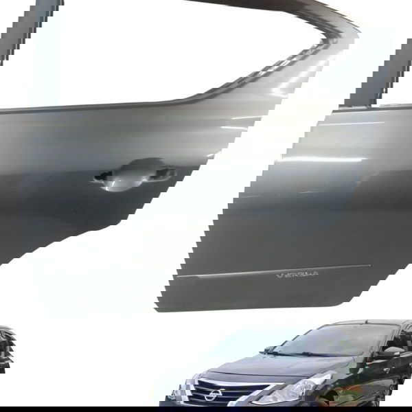 Porta Traseira Esquerda Nissan Versa 1.6 Sl 4p 2018 Detalhe Traseira Esquerdo