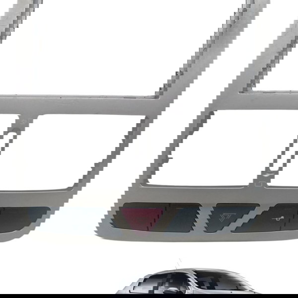 Moldura Painel Central Peugeot 307 2.0 2010 2011 2012 2013