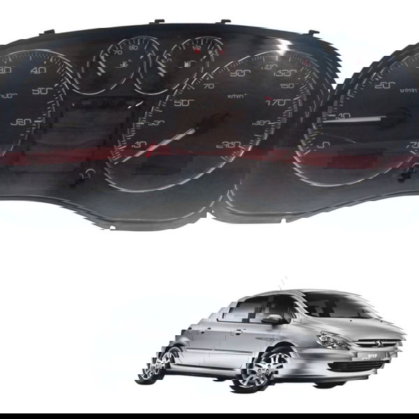 Painel Instrumentos Peugeot 307 2.0 2008 2009 2010 Detalhe