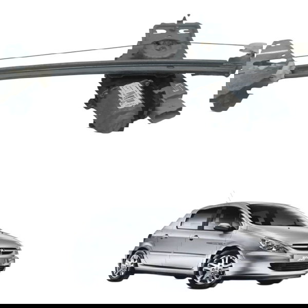 Maquina Vidro Traseira Direita Peugeot 307 2010 2011 2012