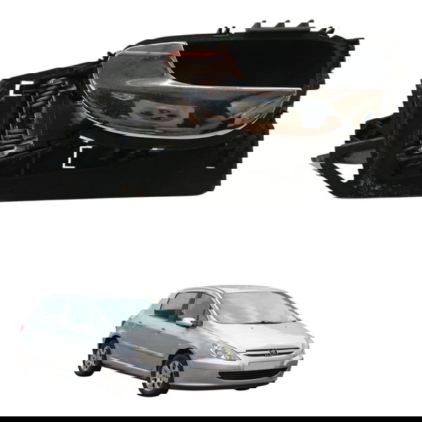 Maçaneta Interna Traseira Esquerda Peugeot 307 2005 2006