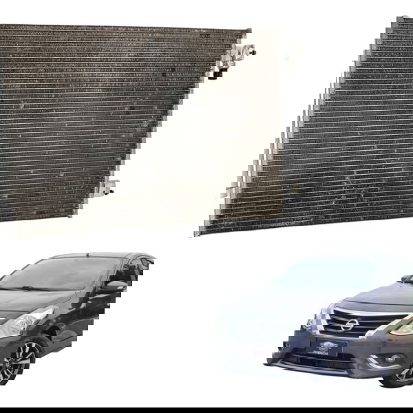 Condensador Ar Condicionado Nissan Versa 1.6 2018 2019 2020